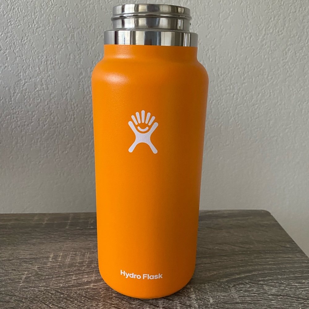 Hydro Flask Orange 32oz wide mouth